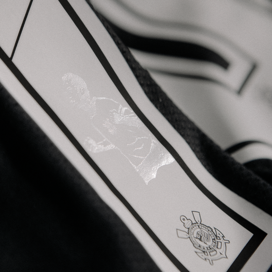 Corinthians detalhe camisa numero 2