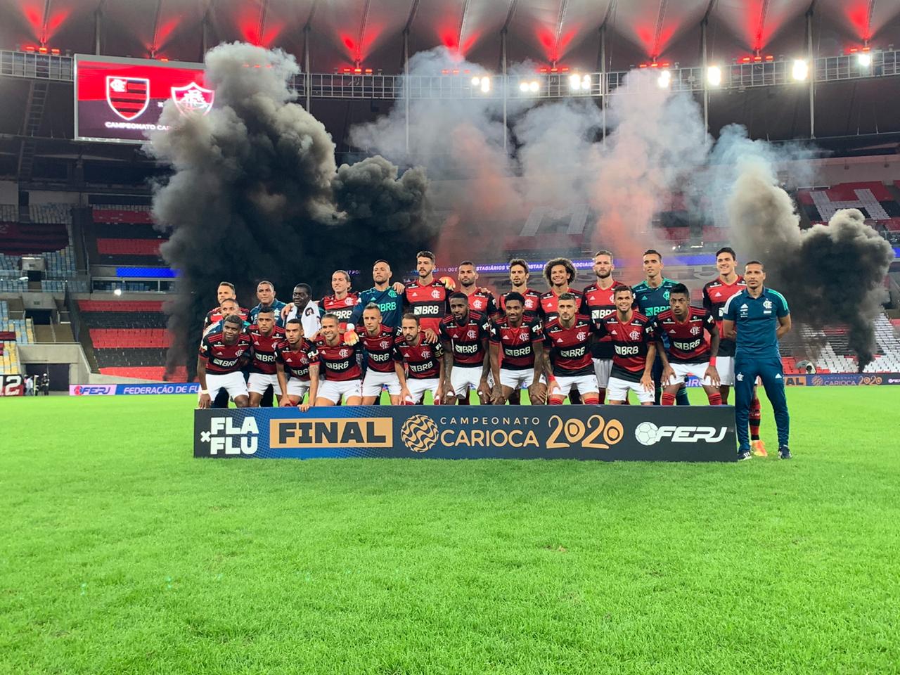 Escalação Flamengo Final Campeonato Carioca 2020