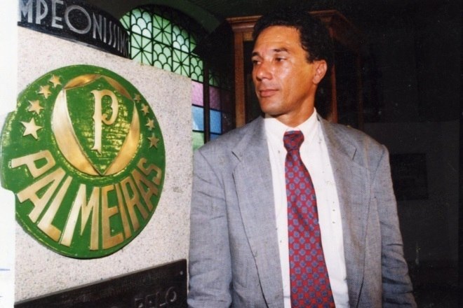 Luxemburgo em sua primeira chegada ao Palmeiras – Foto- Arquivo do Palmeiras