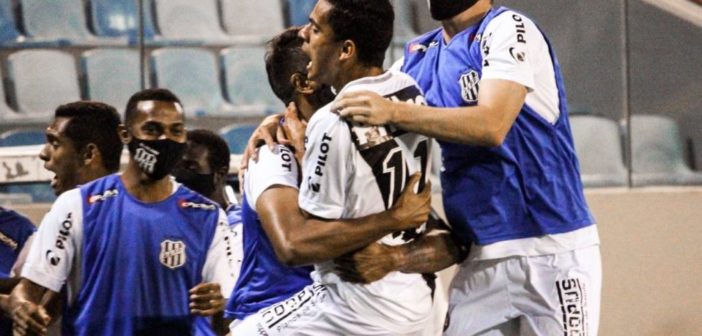 Ponte Preta vence Novorizontino - Bruno Rodrigues comemora o seu gol na partida válida pelo Campeonato Paulista contra o Novorizontino