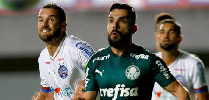 Goleiro Weverton falha, e Palmeiras cede empate ao Bahia nos acréscimos