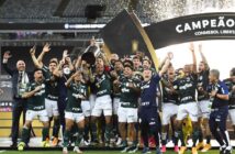 Palmeiras comemora o título da Libertadores — Foto- Andre Durão