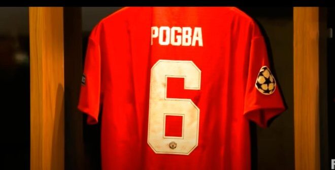 Pogba, meio campista do Manchester United - Imagem: Divulgação