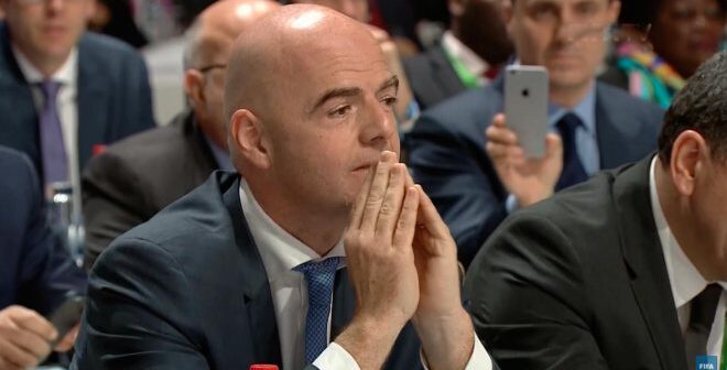 Gianni Infantino, presidente da FIFA - Imagem: Divulgação