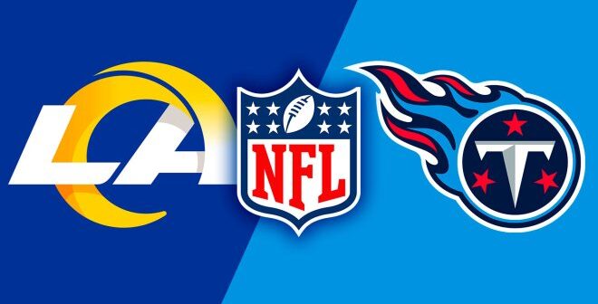 Los Angeles Rams e Tennessee Titans se enfrentam no Sunday Night Football