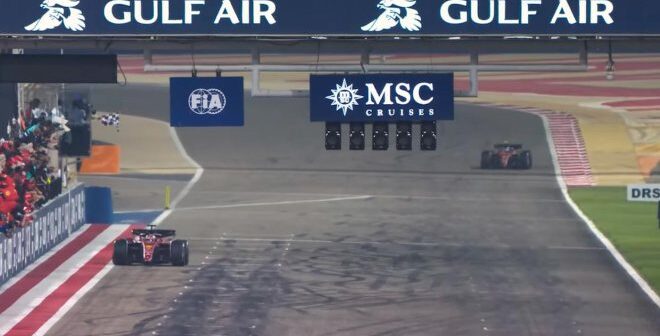 Chegada do Grande Prêmio do Bahrei de F1 - 2022 - Imagem: Divulgação