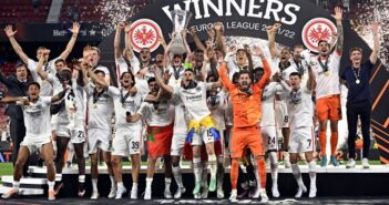 Eintracht Frankfurt é campeão invicto da Liga Europa 21/2022 (Divulgação Twitter League Europe)